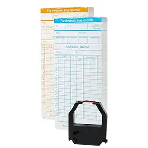 Automatic Keyed Time Clock for Employees with Cards