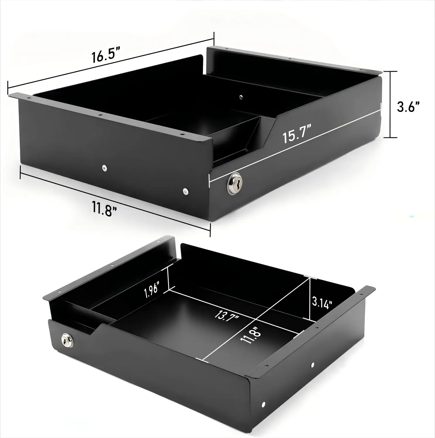 Heavy-duty Sliding Under Desk Storage Drawer